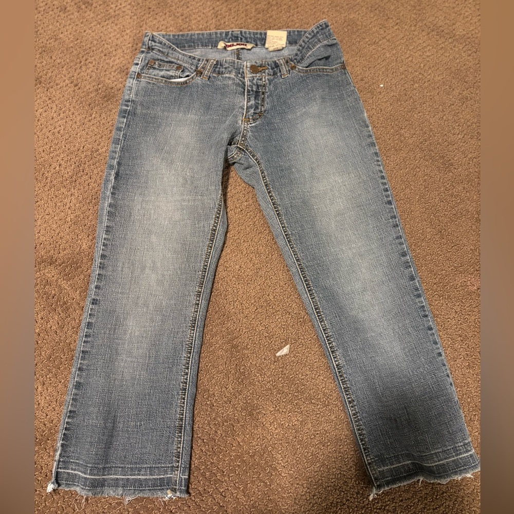 Y2K Jou Jou Jeans, Capri, Size 3/4, 22” Inseam, Low Rise
